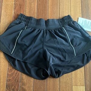 Lululemon Athletica Black Athletic Shorts Lightweight Moisture-Wicking